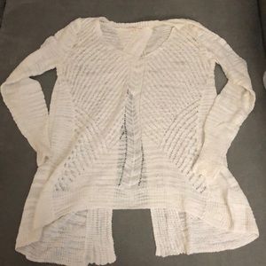Rebecca Taylor Open Back Slub Knit Sweater